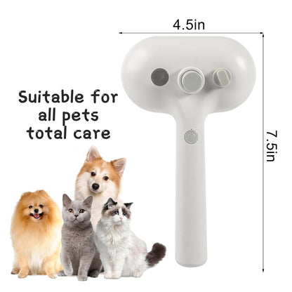 Cozyk™ Exclusive Patented Rechargeable Steam Pet Grooming Brush